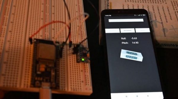 MPU6050 Position Visualization On Android Phone Using ESP32 and Qt/QML #esp32 #qt #qml #mpu6050