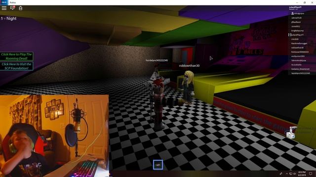 Five Nights at Chuck E Cheeses! (Roblox Gameplay) смотреть онлайн