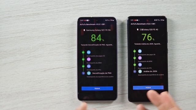 Quantos PONTOS o GALAXY S21 FE com ANDROID 13 FAZ no ANTUTU? смотреть онлайн