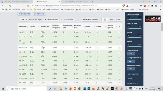 Online resources for electronic structure calculations | materials project | VASP files | Part 1 смотреть онлайн