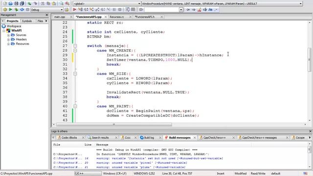 Introducción a WINAPI, clase 27: Animación con Bitmap y Timer ( parte 1) смотреть онлайн
