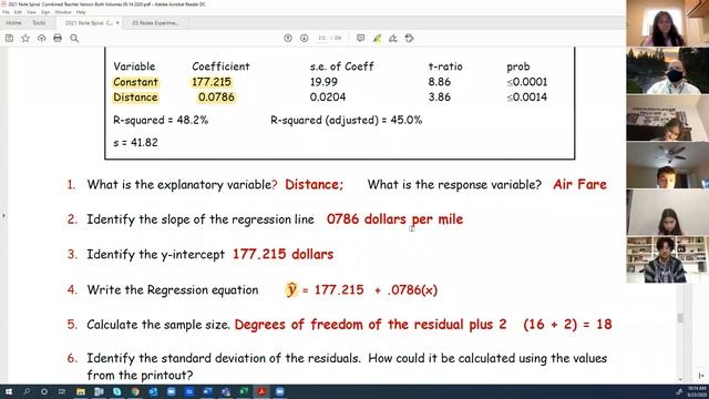 02 Unit 7 Regression Computer Printouts Page 212 смотреть онлайн