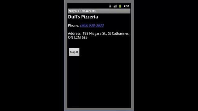 Niagara Restaurants - FREE android app about local restaurants смотреть онлайн