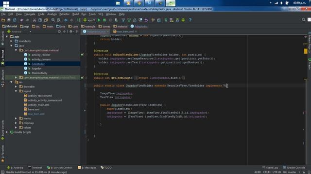 Android Studio Tutorial 1.41 | Click item RecyclerView смотреть онлайн