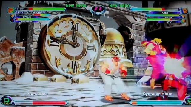 Marvel vs Capcom 2 Online match XBLA 360 смотреть онлайн