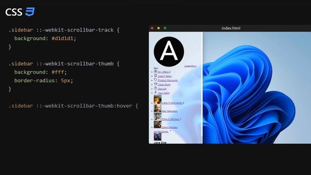 Build A Responsive Sidebar From Scratch | HTML, CSS, JS смотреть онлайн