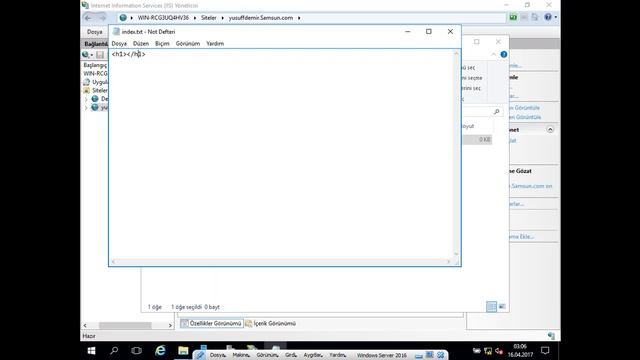 Windows Server 2016 IIS ve WEB servis kurulumu смотреть онлайн
