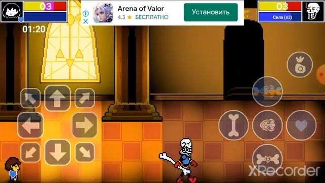Disbelief Papyrus VS Frisk (1.5 android) смотреть онлайн