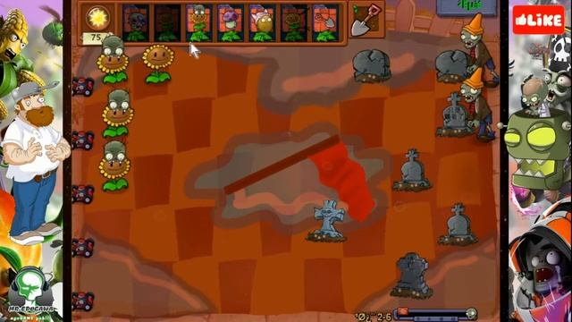 ADVENTURE PLANTS VS ZOMBIES : Another Time and Space , NIGHT level 1-10 NO CHEAT смотреть онлайн