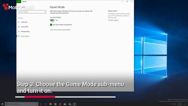 A Simple Tool To Optimize Your Gaming Sessions Game Mode In Windows 10 смотреть онлайн