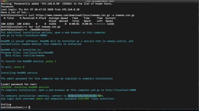 NowSMS Install for Linux & Mac смотреть онлайн