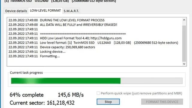 TwinMOS SSD 128Gb Hard Disk Low Level Format смотреть онлайн