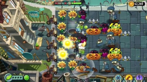 PvZ 2 Reflourished: Steam Ages Day 9 Gameplay Walkthrough