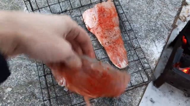 КЕФАЛЬ НА УГЛЯХ В ЗИМНЕМ ЛЕСУ смотреть онлайн