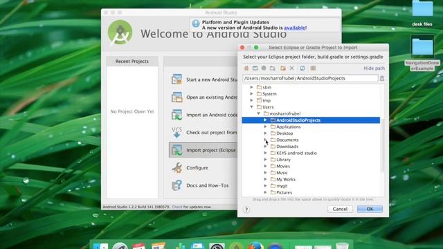 How to Import Eclipse Project in Android Studio смотреть онлайн
