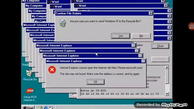 Windows 98 crazy error смотреть онлайн