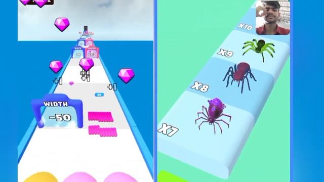 Canvas Run vs Spider Evolution Run - Gameplay Android (NOOB vs PRO vs HACKER) New Update смотреть онлайн