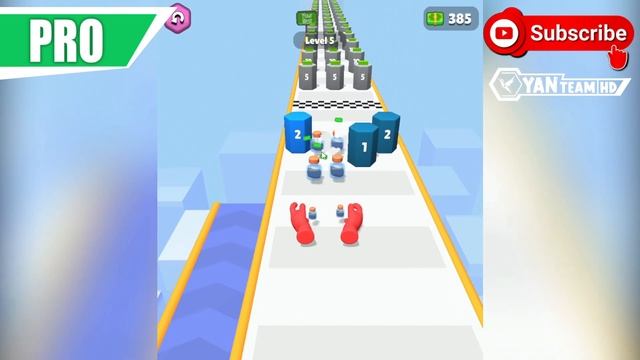 NOOB vs PRO vs HACKER - Fingerprint Run | Satisfying Games (Android,iOS) смотреть онлайн