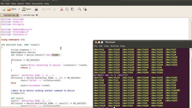 How to use Roboteq SDC2130 Linux API provided by Roboteq.com смотреть онлайн