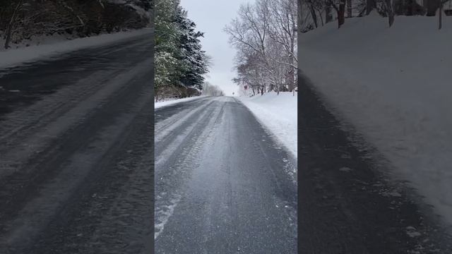 Первый снег за всю зиму #сша #russianamerica #иммиграция #юмор смотреть онлайн