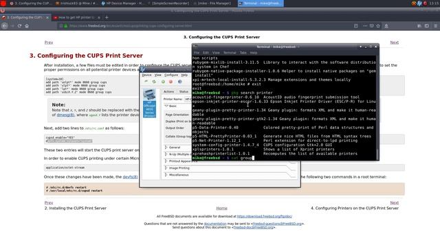 FreeBSD HP Printer Setup: Response video смотреть онлайн