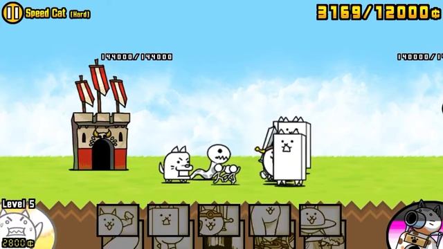 The Battle Cats - Tuesday Stage - Speed Cat (Hard) смотреть онлайн