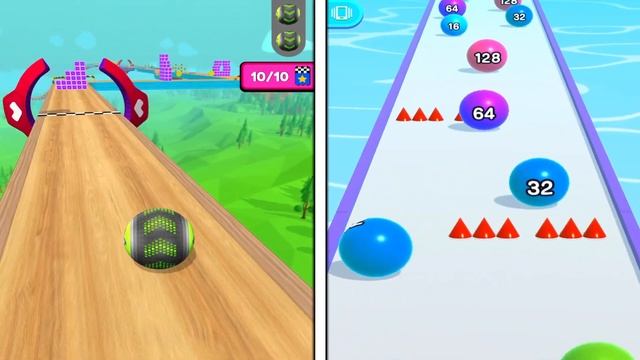 Ball Run 2048 | Going Balls All Level Gameplay Android,iOS смотреть онлайн