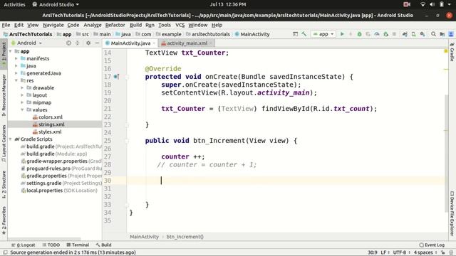 Android Studio Tutorial - How to Save and Restore Variable Value When Rotating Screen смотреть онлайн