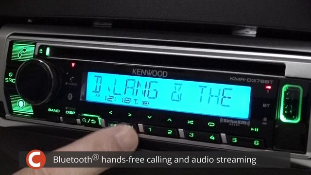 Kenwood KMR-D378BT Display and Controls Demo | Crutchfield Video смотреть онлайн