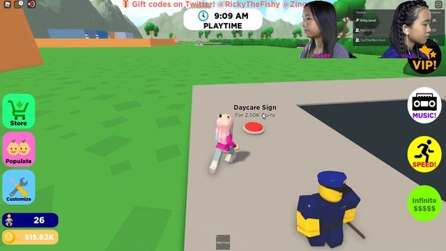 We opened a GIGANTIC DAYCARE in Roblox! 🍼👶 смотреть онлайн