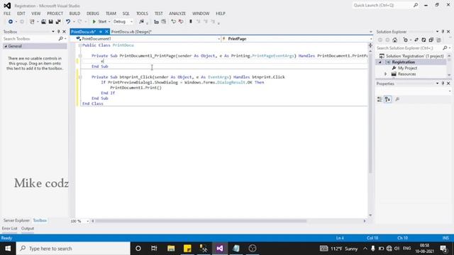 How to Print Text in Winform - VB.net смотреть онлайн