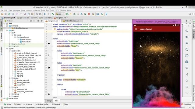 9-Sidebar Navigation Drawer in Android Studio - Part2 смотреть онлайн