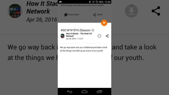 Google Play Music podcasts (for Android) смотреть онлайн