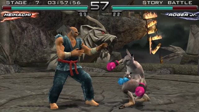 Tekken 5: Dark Resurrection - Heihachi Mishima Story Mode - PSP Gameplay (No commentary) смотреть онлайн