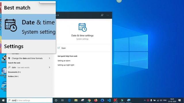 Set Date & Time setting in Windows 10 Hindi | Date and time in windows 10 sync with internet time смотреть онлайн