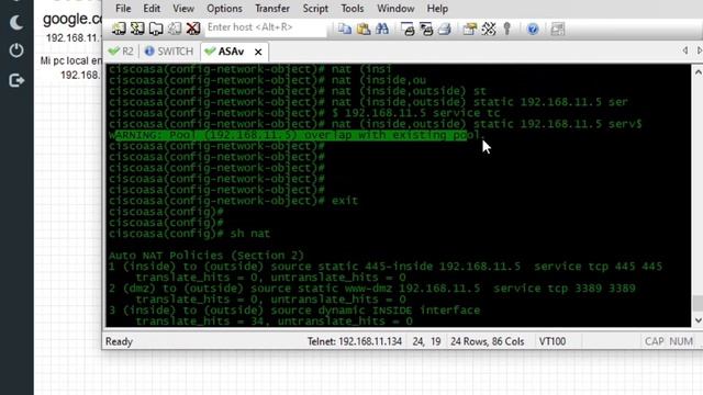 NAT Static object network NAT Port Forwarding Cisco ASA смотреть онлайн