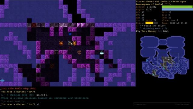 Demonspawn Gladiator with Sounds Part 11 - Dungeon Crawl Stone Soup смотреть онлайн
