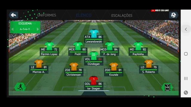 EA FC 24 MOD DO 14 V7.0 ANDROID BYZEOLGAMES смотреть онлайн