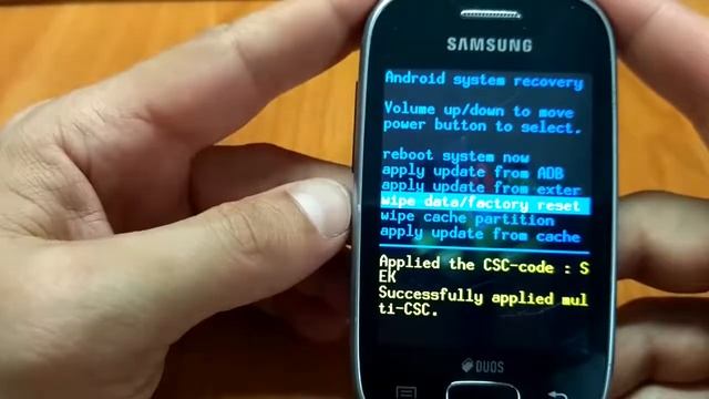 Recovery Samsung Star S5282 смотреть онлайн