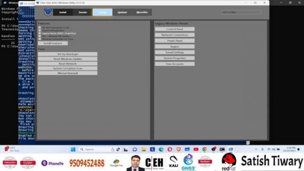 Creating an Optimized Windows 11 | chris titus tech windows utility | ultimate windows utility