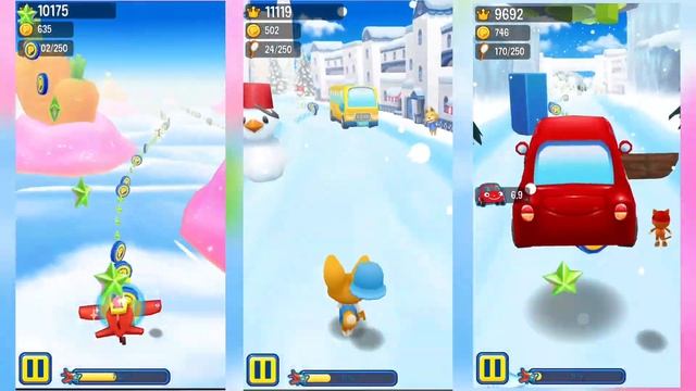 Loopy 🆚 Eddy 🆚 Pororo 😃 Pororo Penguin Run Android Ios Gameplay