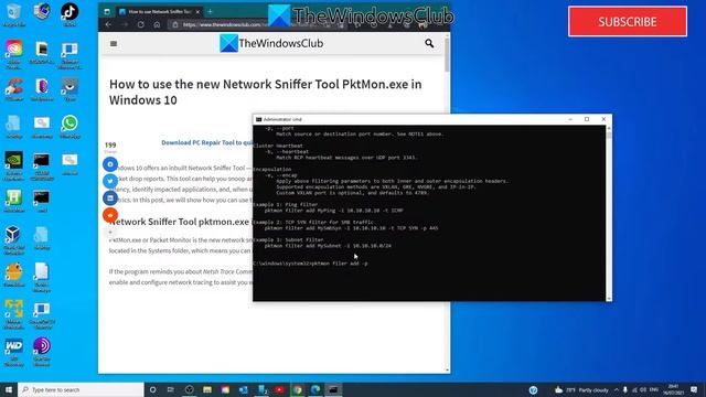 How to use the new Network Sniffer Tool PktMon.exe in Windows смотреть онлайн