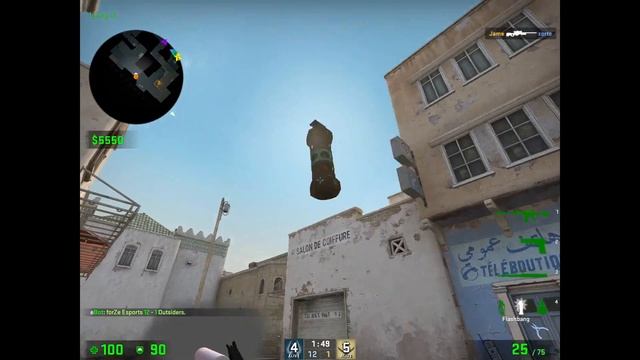 CSGO POV forZe KENSI (23/13) vs Outsiders (dust2) @ PGL Major Antwerp 2022 Challengers Stage смотреть онлайн