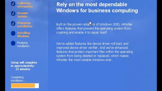 Установка Windows Whistler на VMware Workstation смотреть онлайн