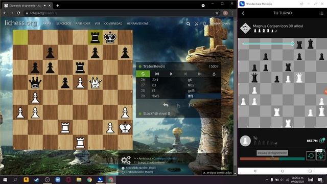 MAGNUS Carlsen Vs STOCKFISH 14 (LiChess) | Play MAGNUS Vs LICHESS | ♔