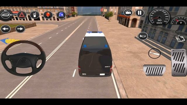 American Police Van Driving - police van games - Android games смотреть онлайн