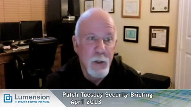 April 2013 Patch Tuesday Security Briefing смотреть онлайн