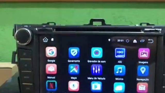 Multimidia m1 Android 6.0 corolla 2009 a 2014 com Wi-Fi vendido por Vaneimports смотреть онлайн