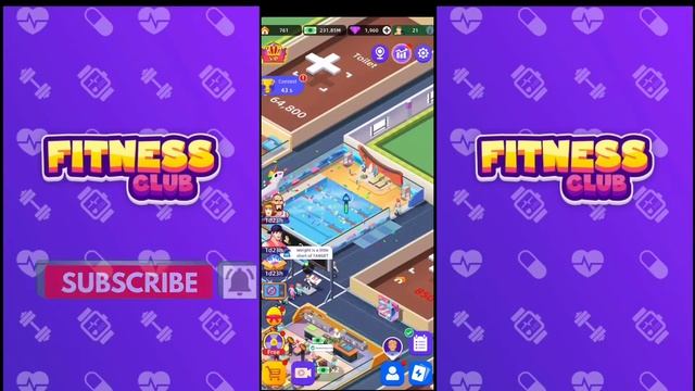 fitness club tycoon unlimited money and gems max level🥰enjoy #fitnessclubtycoon #tycoongames смотреть онлайн