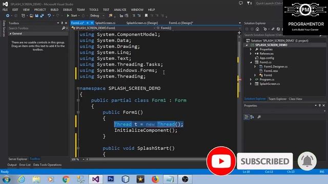 43 | How To Create Splash Screen With Progress Bar In Winforms C# App | Windows Forms (Hindi/Urdu) смотреть онлайн